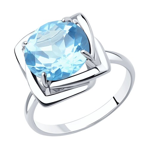 Серебряное кольцо Diamant 94-310-00985-1 с топазом