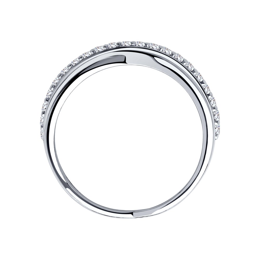 Серебряное кольцо SOKOLOV 94010510 с фианитом