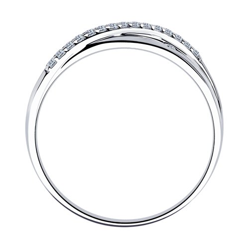 Серебряное кольцо SOKOLOV 94010513 с фианитом