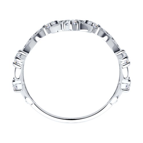 Серебряное кольцо SOKOLOV 94011217 с фианитом