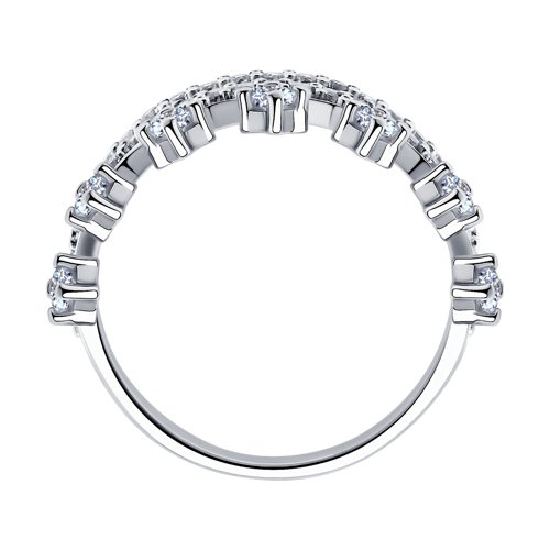 Серебряное кольцо SOKOLOV 94011218 с фианитом