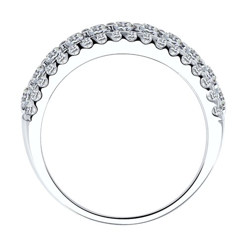 Серебряное кольцо SOKOLOV 94011270 с фианитом