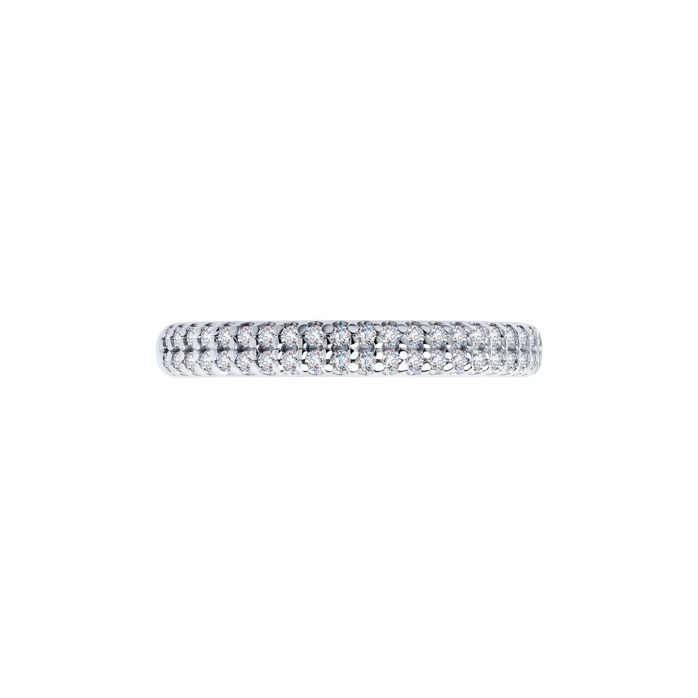 Серебряное кольцо SOKOLOV 94011536 с фианитом