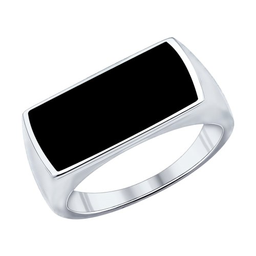 Серебряное кольцо SOKOLOV 94011853 с эмалью