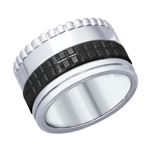 Серебряное кольцо SOKOLOV 94011925 с керамикой