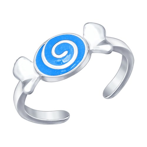 Серебряное кольцо SOKOLOV 94012039 с эмалью