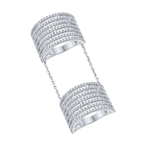 Серебряное кольцо SOKOLOV 94012041 с фианитом