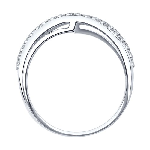 Серебряное кольцо SOKOLOV 94012043 с фианитом