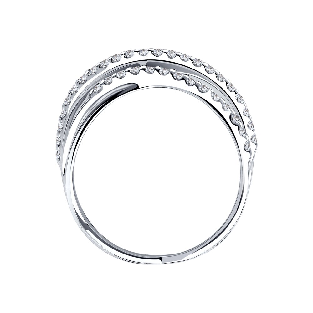 Серебряное кольцо SOKOLOV 94012050 с фианитом