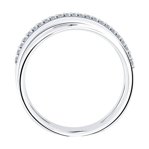 Серебряное кольцо SOKOLOV 94012051 с фианитом
