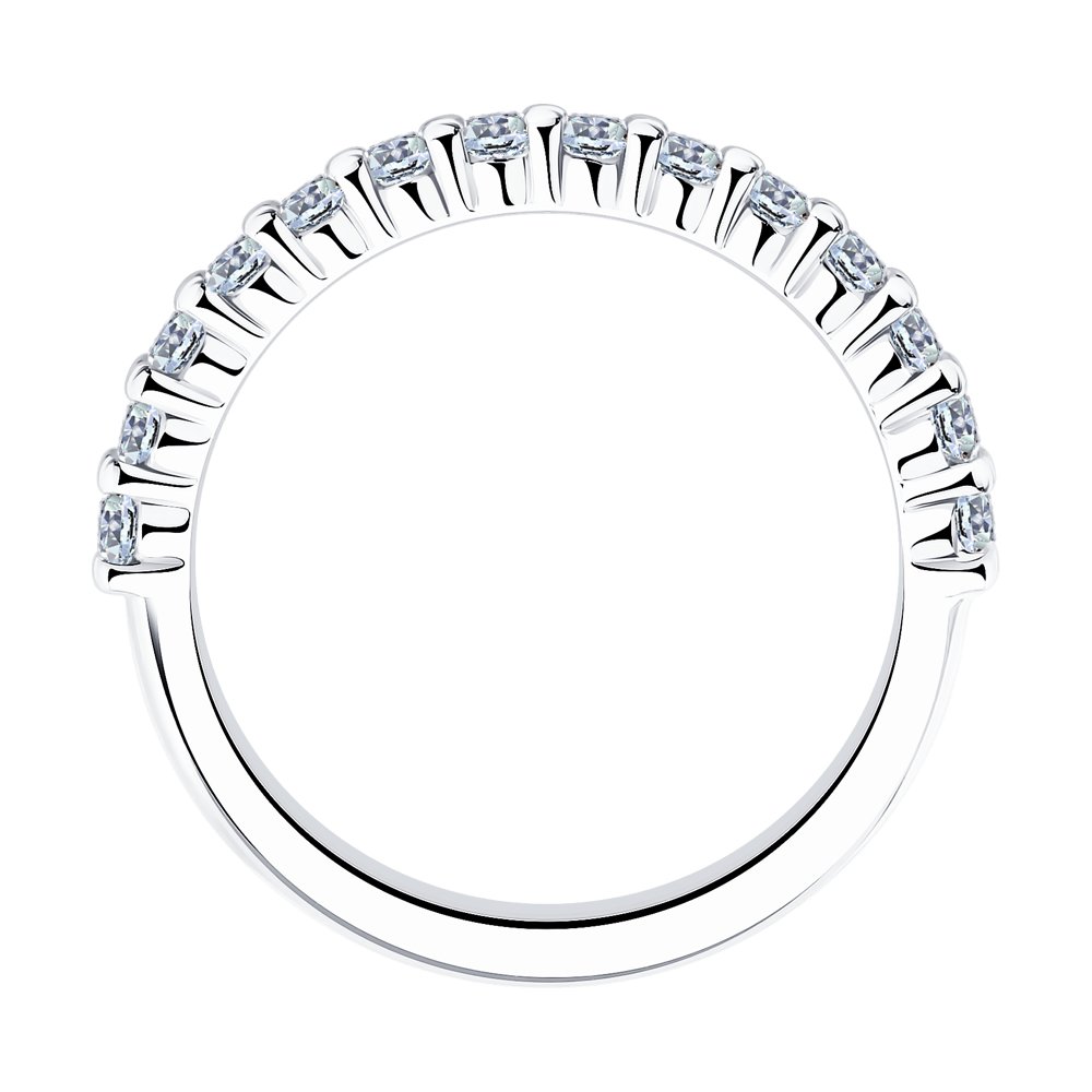 Серебряное кольцо SOKOLOV 94012183 с фианитом