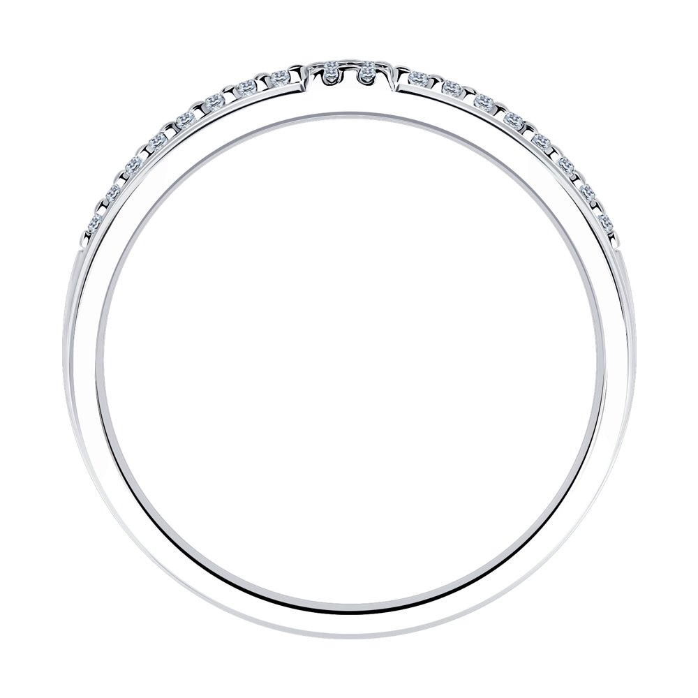 Серебряное кольцо SOKOLOV 94012213 с фианитом