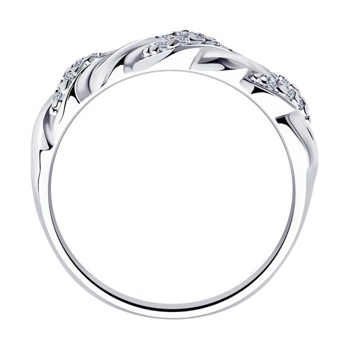 Серебряное кольцо SOKOLOV 94012332 с фианитом