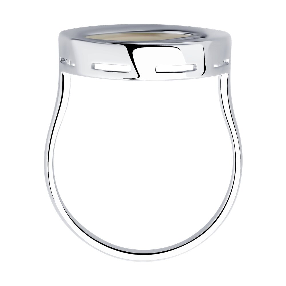 Серебряное кольцо SOKOLOV 94012612 с перламутром