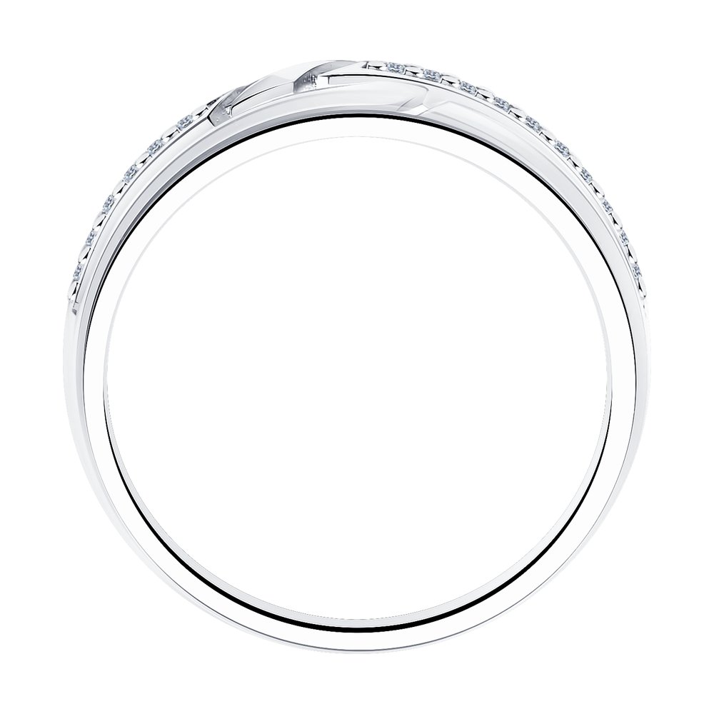 Серебряное кольцо SOKOLOV 94012614 с фианитом