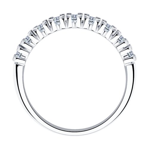 Серебряное кольцо SOKOLOV 94012743 с фианитом