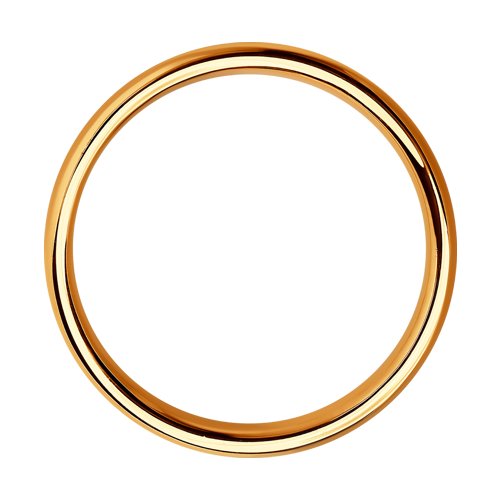 Обручальное кольцо из золочёного серебра 4 мм SOKOLOV 94110029