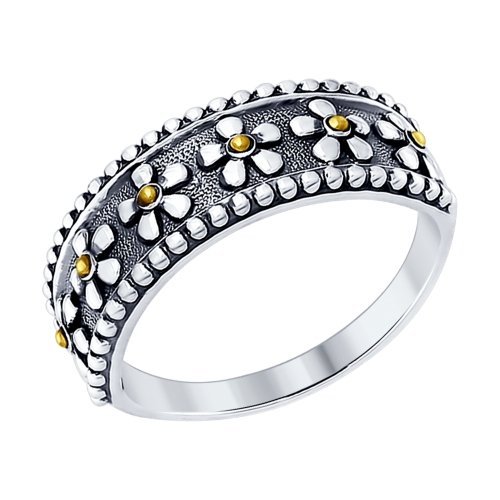 Серебряное кольцо SOKOLOV 95010090