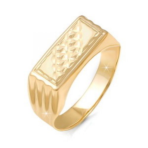 Золотое кольцо КЮЗ Del'ta D040086