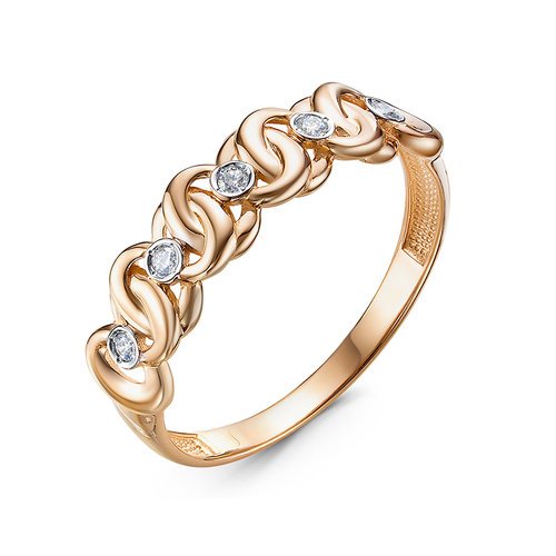 Золотое кольцо КЮЗ Del'ta DБР1101507 с бриллиантом