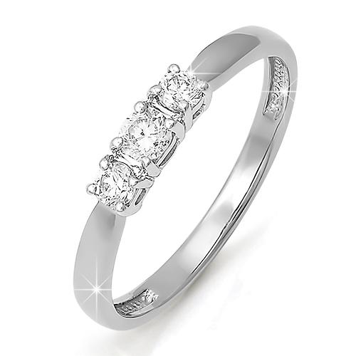 Золотое кольцо КЮЗ Del'ta DБР110192 с бриллиантом