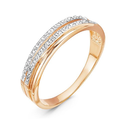 Золотое кольцо КЮЗ Del'ta DБР110930 с бриллиантом