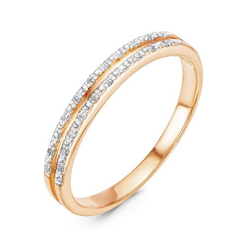 Золотое кольцо КЮЗ Del'ta DБР110932 с бриллиантом
