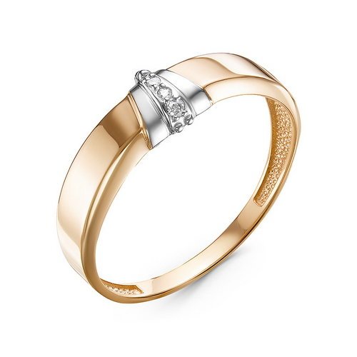 Золотое кольцо КЮЗ Del'ta DБР111275 с бриллиантом
