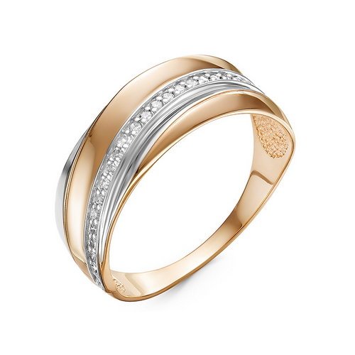 Золотое кольцо КЮЗ Del'ta DБР111301 с бриллиантом