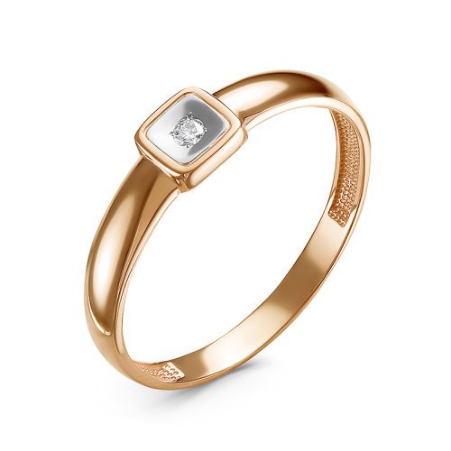Золотое кольцо КЮЗ Del'ta DБР111508 с бриллиантом