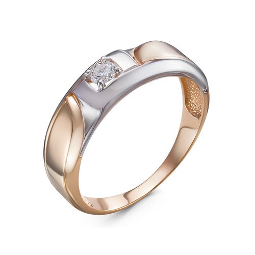 Золотое кольцо КЮЗ Del'ta DБР111821 с бриллиантом
