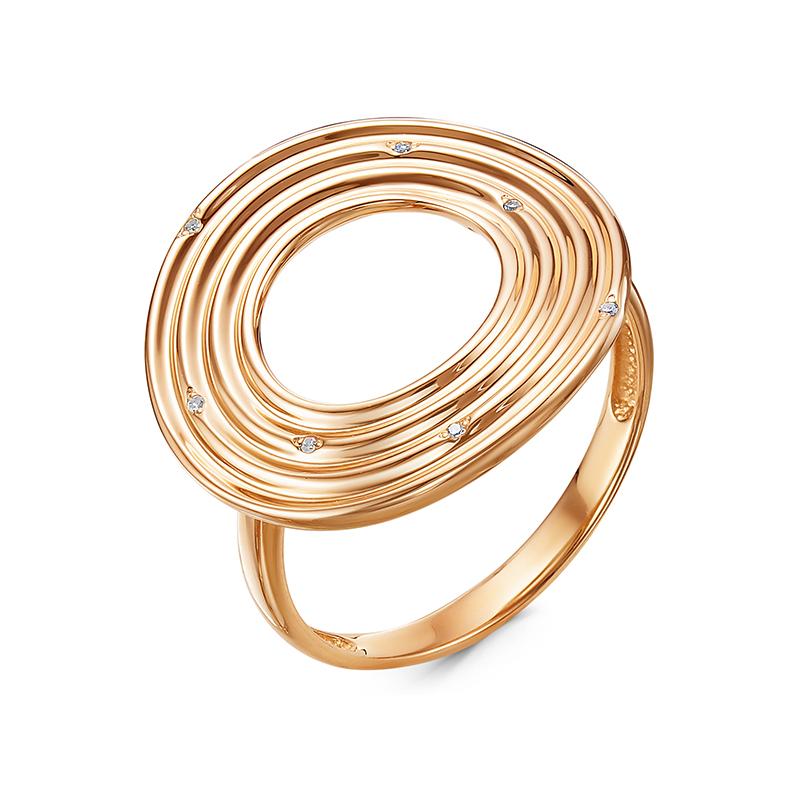 Золотое кольцо КЮЗ Del'ta DБР111989 с бриллиантом