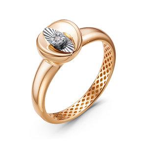 Золотое кольцо КЮЗ Del'ta Dд110409р с бриллиантом