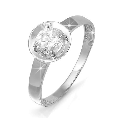 Серебряное кольцо КЮЗ Del'ta Dс112200 с фианитом