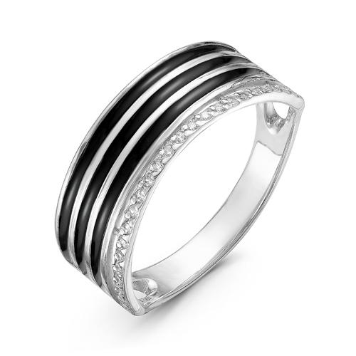 Серебряное кольцо КЮЗ Del'ta Dс910958 с фианитом и эмалью