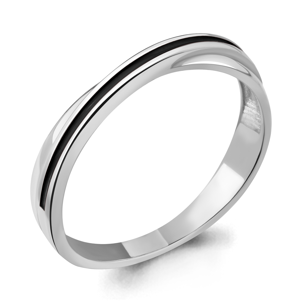 Серебряное кольцо AQUAMARINE А54811 с эмалью