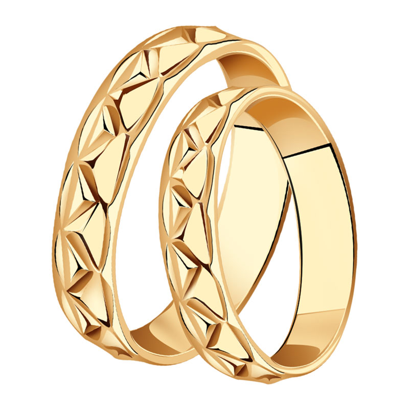 Золотое обручальное кольцо 4 мм Красносельский ювелир АК421