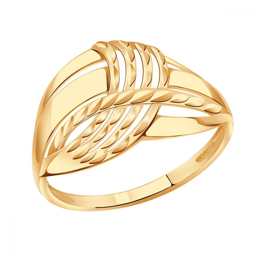 Золотое кольцо Красносельский ювелир АК643-3865