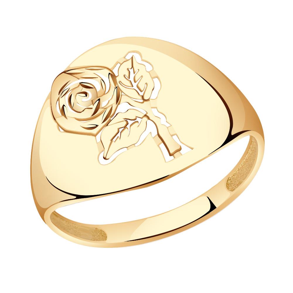 Золотое кольцо Красносельский ювелир АКд618-3733