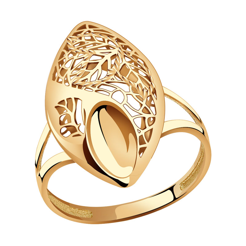 Золотое кольцо Красносельский ювелир АКд625-3743