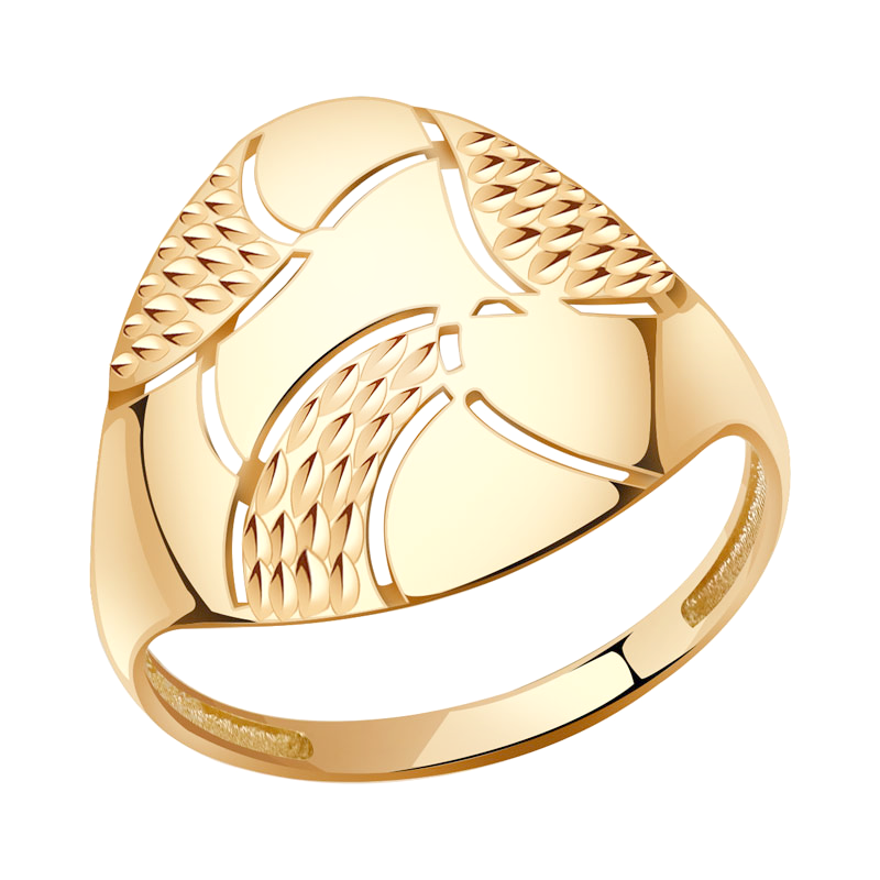Золотое кольцо Красносельский ювелир АКд627-3753