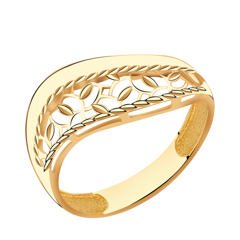Золотое кольцо Красносельский ювелир АКд693-4043
