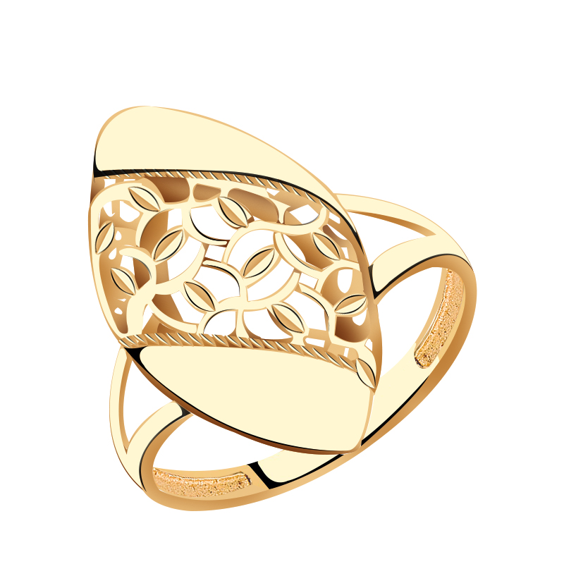 Золотое кольцо Красносельский ювелир АКд695-4045