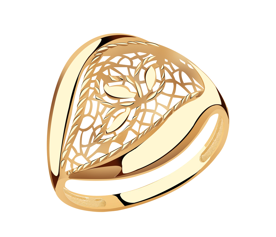 Золотое кольцо Красносельский ювелир АКд700-4051