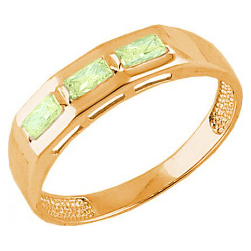 Золотое кольцо Красносельский ювелир КН00-3136-044-15 с хризолитом