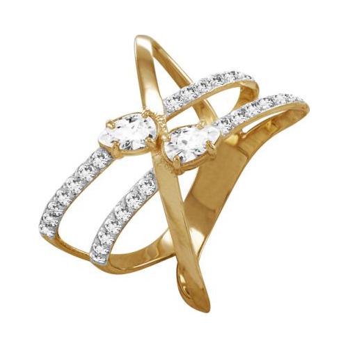 Золотое кольцо Красносельский ювелир РКд3793 с фианитом
