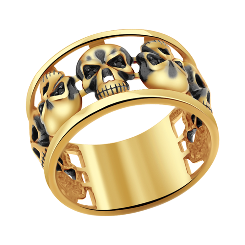 Золотое кольцо Александра к821ск с фианитом