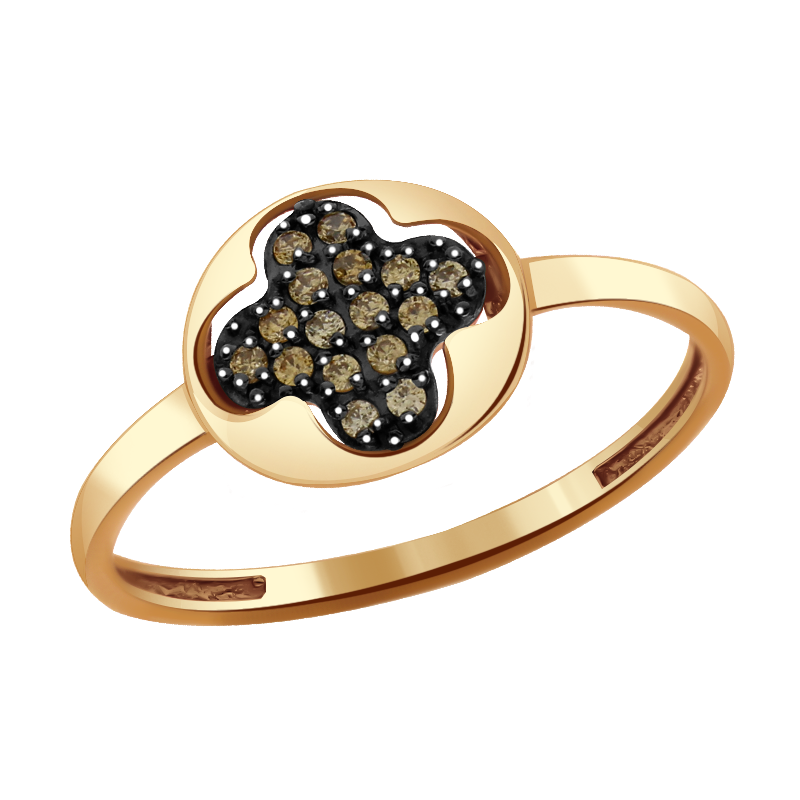 Золотое кольцо Александра кл2343-20ск с фианитом