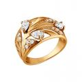 Золотое кольцо SOKOLOV 015418 с фианитом