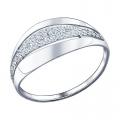 Серебряное кольцо SOKOLOV 94011474 с фианитом